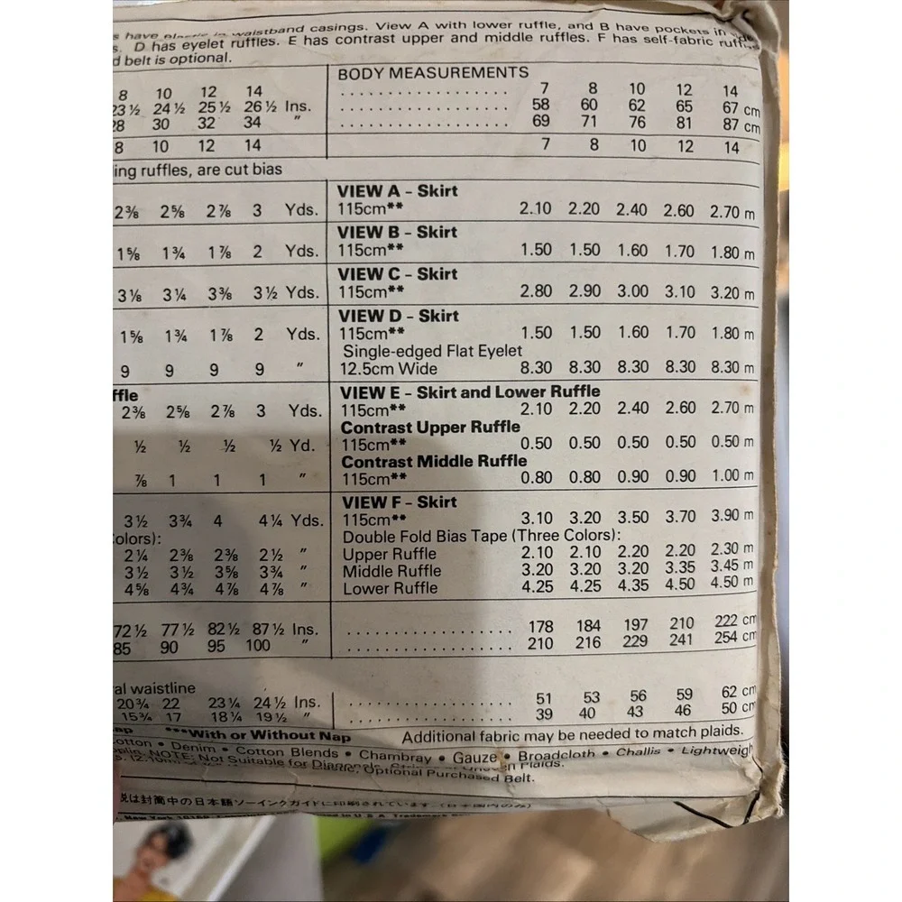McCalls vintage 1980s